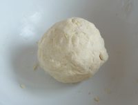 Shortcrust pastry rolled into a ball