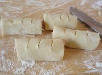 Sausage rolls ready for the oven