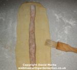 Pastry and meat for sausage roll