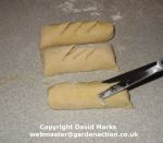 Sausage rolls ready for the oven