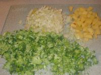 Choppped ingredients