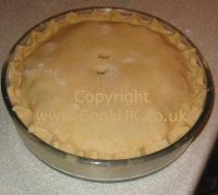 Ready for the oven