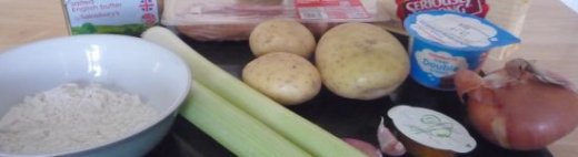 Ingredients for Bacon and Cheese Soup