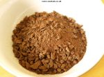 Chopped dark chocolate
