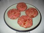 Raw beefburgers