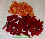 Beetroot and tomatoes for Borsch