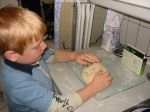 Mixing dough