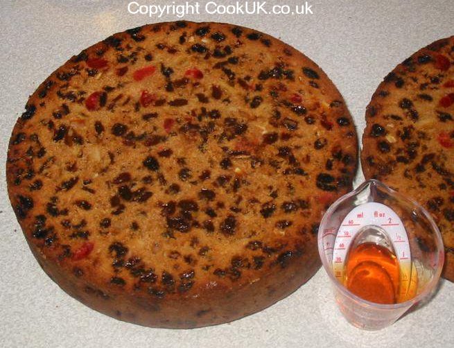 When you cooked the Christmas Cake the recipe called for some brandy or port 