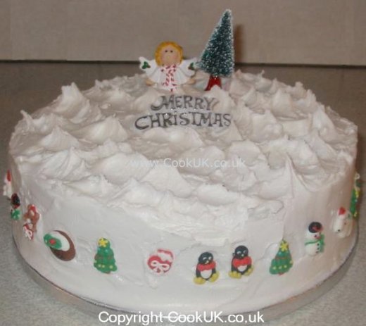 Christmas Cake Traditional Icing