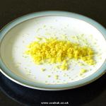 Grated lemon peel
