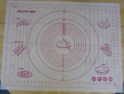 Complete view of a pastry mat, click to enlarge.