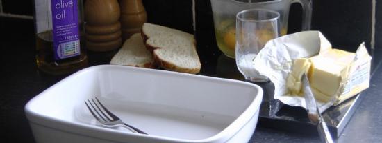 Ingredients for Eggy Bread