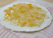 Shortcut pastry with apricot jam topping