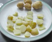 Sliced new potatoes