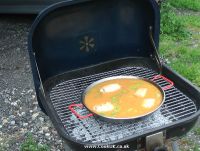 Stock added to paella