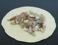 Forming an uncooked pasty