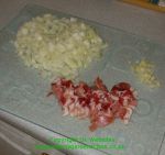 Ragu recipe preparation. Click picture to enlarge.
