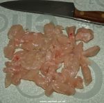 Sliced chicken