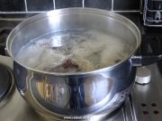 Boiling neck of lamb