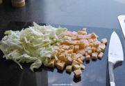 White cabbage and carrots