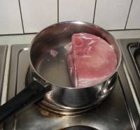 Split pea and ham soup - cook ham
