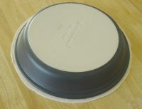 Marking out the puff pastry