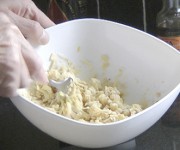 Mixing the ingredients