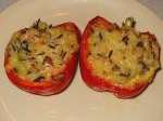 Cheesey red peppers