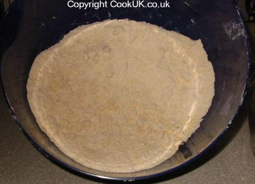 Crumbly shortcrust pastry mixture