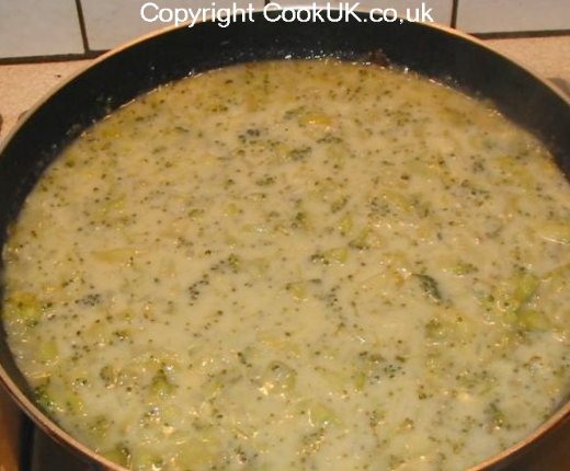 Cooking Stilton and Broccoli Soup