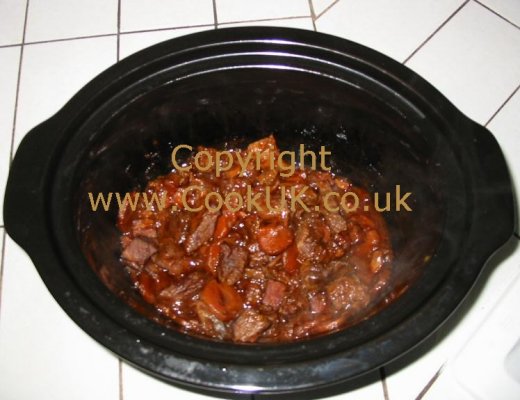 Beef Provencal in slow cooker