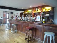 view of the bar in the Red Lion