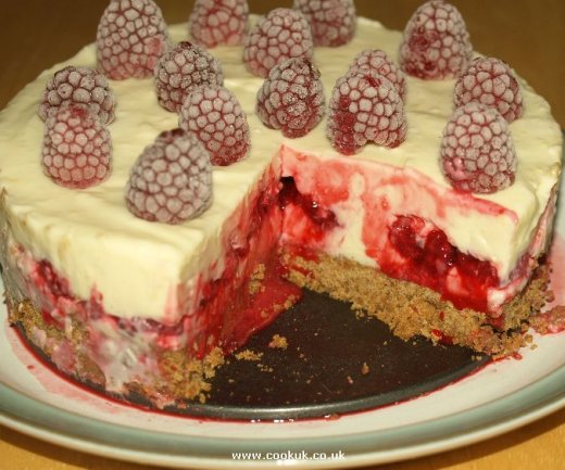 Chocolate and Raspberry Cheesecake