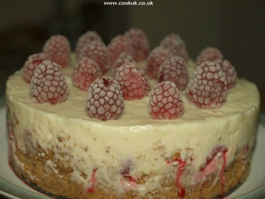 Chocolate and Raspberry Cheesecake