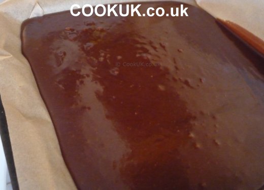 Chocolate Fudge mixture before cooking