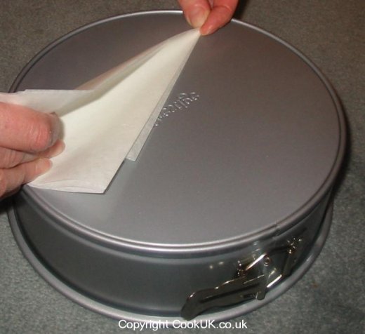 Folding greaseproof paper