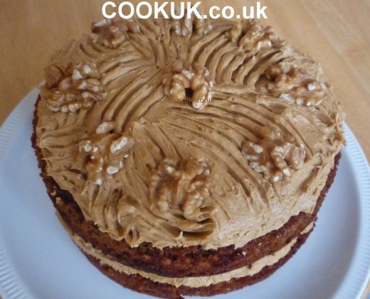 Coffee and Walnut Cake