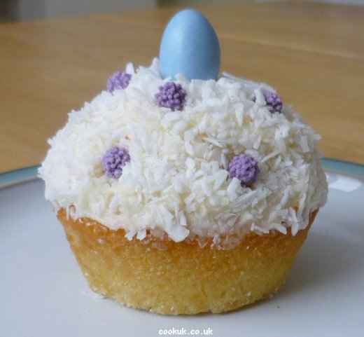 Coconut Topped Cupcake