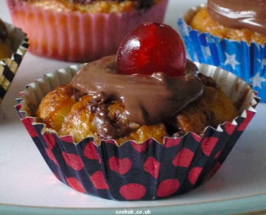 Nutella Swirl Cup Cake