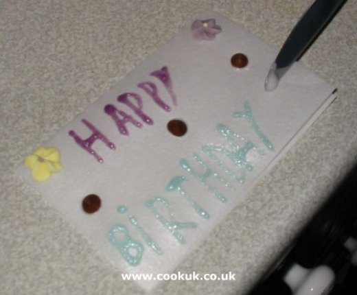 Add more decorations to edible card