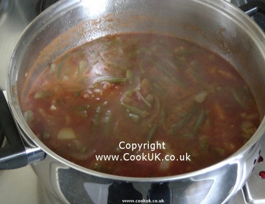 Cooking French Bean Soup