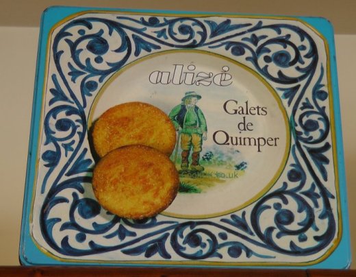 Tin of Galettes from Quimper