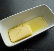 Butter and olive oil