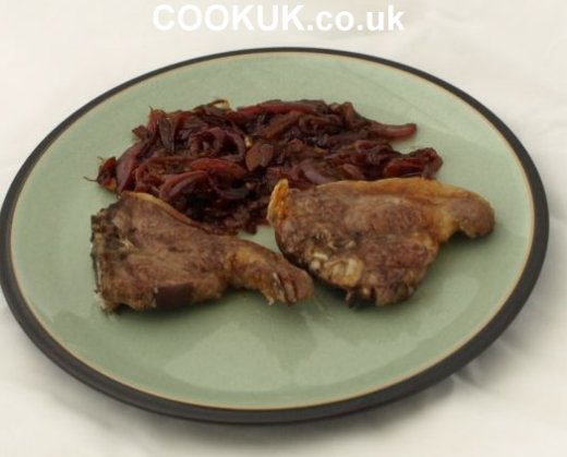 Lamb Chops and Caramelised Onions