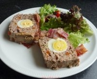 Sliced Neapolitan Meatloaf