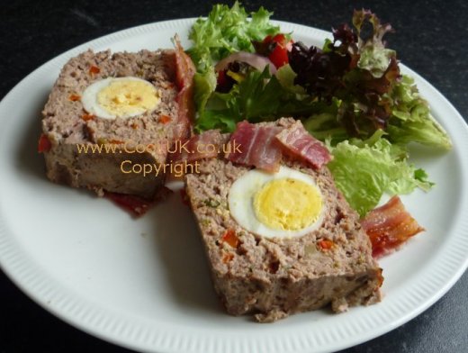 Neapolitan Meatloaf Sliced