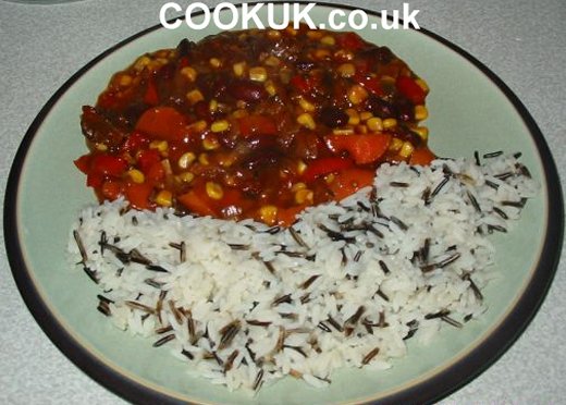 Mexican Beef Stew with rice