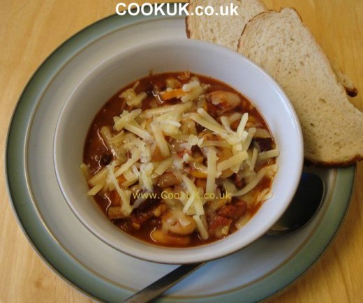 Cooked Bean and Vegetable Casserole