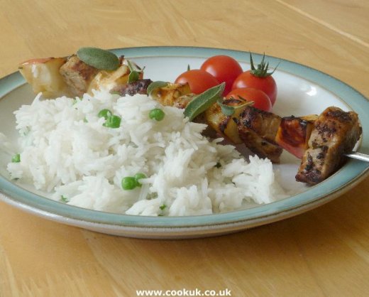 Barbecued Normandy Brochette