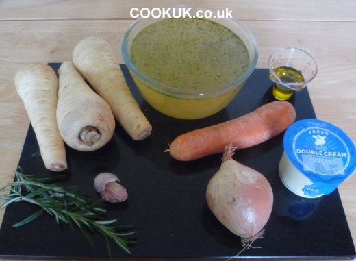 Parsnip Soup Ingredients